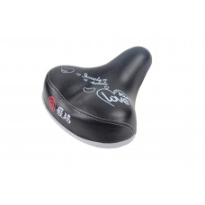 爱玛白壳白簧电动车鞍座